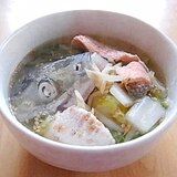 鮭と白菜のしょうが汁